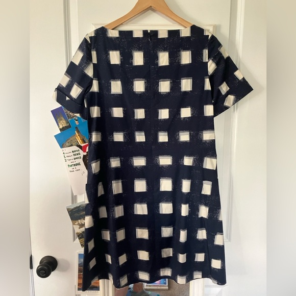 Tory Burch Navy Short Sleeve Dress - Picture 3 of 5